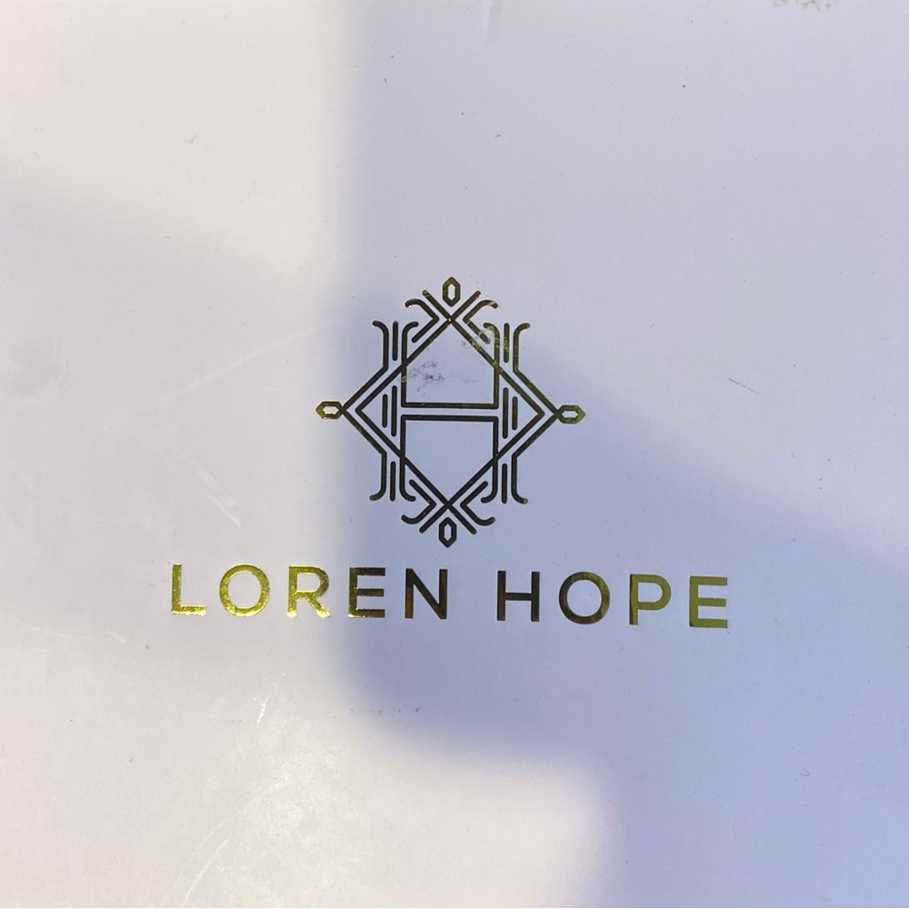 Loren Hope Earrings Pink Stud Gemstone - Picture 4 of 5